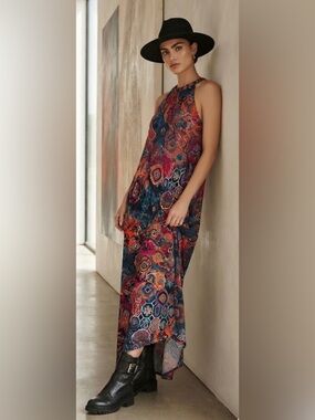 Anne Klein size 6 maxi dress bohemian